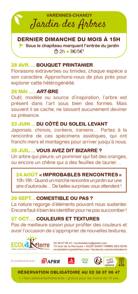 ECOLOKATERRE - FLYER JARDIN DES ARBRES - 20242